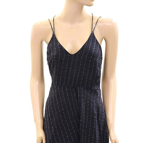 HD In Paris Anthropologie Harbor Printed Romper Jumpsuit Dress Cropped XS 274554 - Picture 4 of 4